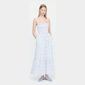The Anjuli Nap Dress - Blue Botanical